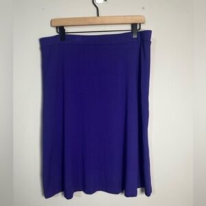 Kettlewell Colours Jersey Maxi Skirt - Royal Purple‎ - Size LL (UK 16/18)